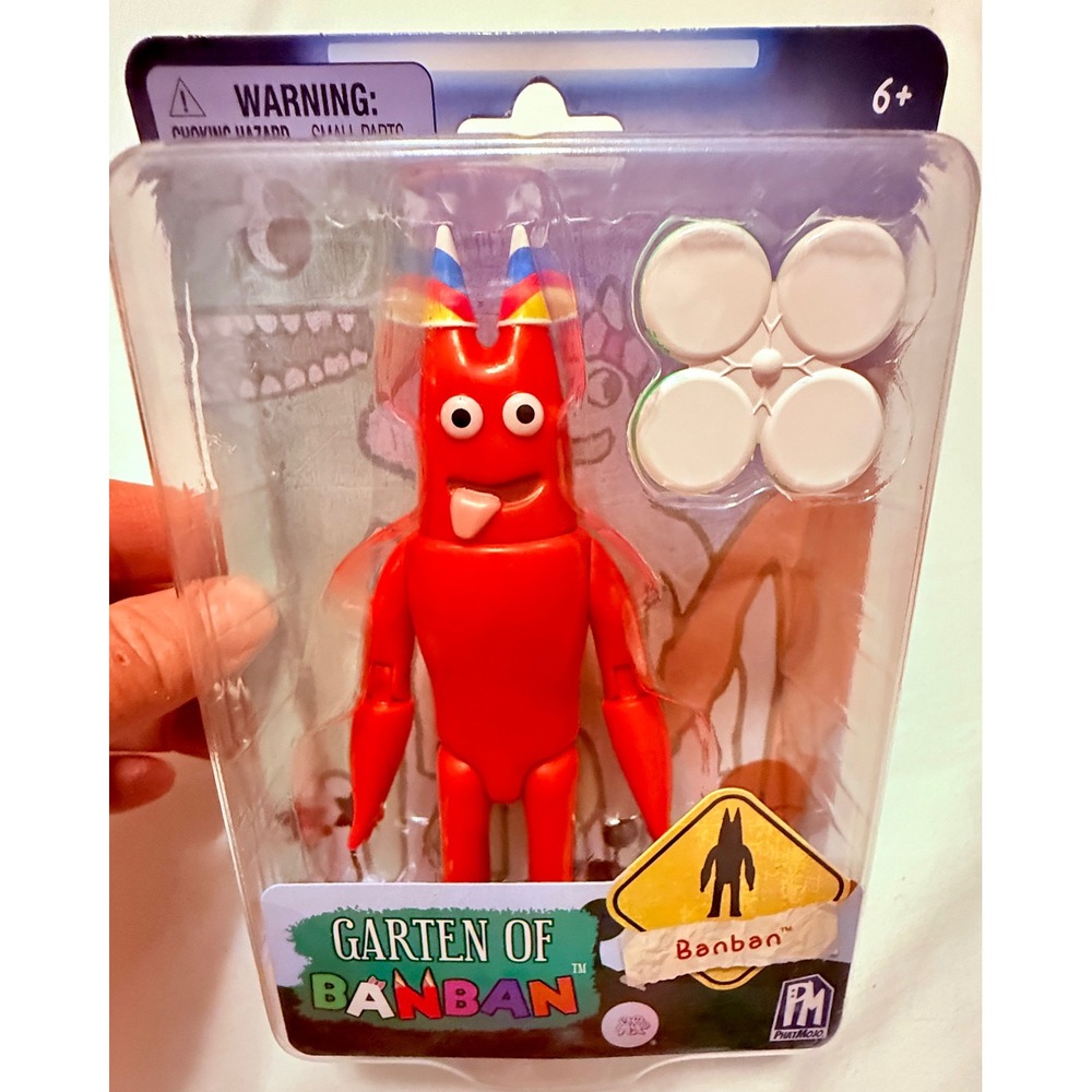 PhatMojo Garten of Banban Action Figures Banban+Nabnab Kids Set Red Purple New